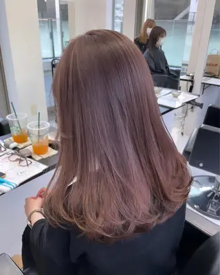 ミディアム L.I.G daimyo所属・髪質改善/艶髪No1 L.I.G代表　吉川のヘアスタイル