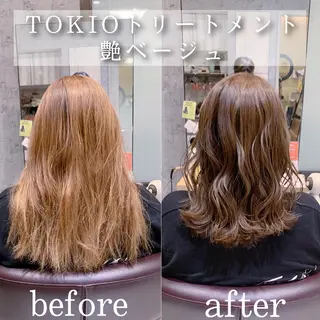 ミディアム カラー 髪質改善トリート メント/川田のヘアスタイル