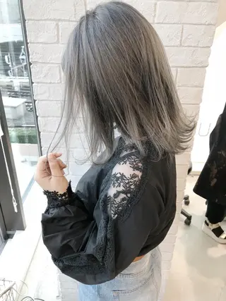 ミディアム カラー OTAKU HAIR STUDIO所属・shin✨今月注目✨ スタイリスト（急募）のヘアスタイル