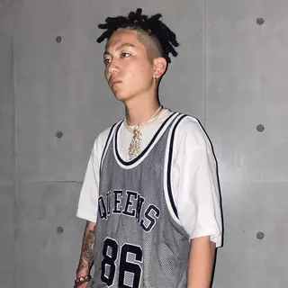 ショート カラー パーマ ヘアアレンジ メンズ キッズ ネイル マツエク・マツパ 中元 淳のヘアスタイル