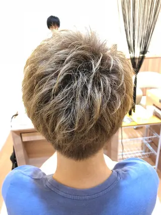 ショート カラー メンズ メンズカット 三村洸斗のヘアスタイル