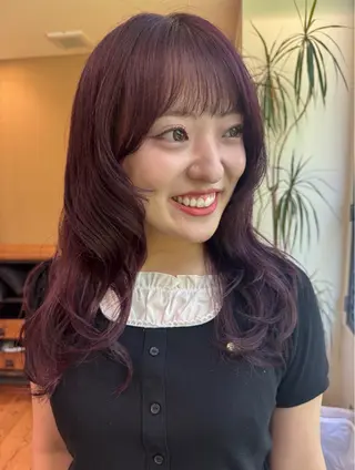 カラー ゆいな/大阪🎀 透明感カラー😳🫧のヘアスタイル