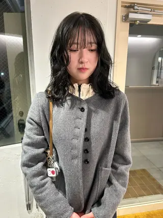 セミロング カラー ケアパーマ/ブリーチ daisukeのヘアスタイル