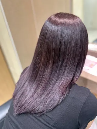 ミディアム 艶カラー/ よしみ🥣のヘアスタイル