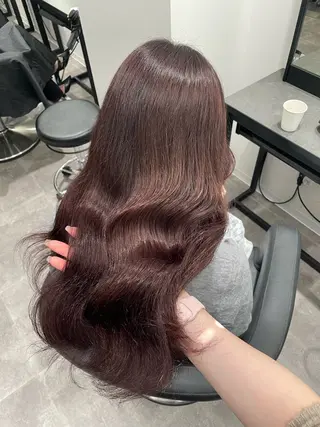 ロング カラー 🎀暖色/ラベンダー /paru🤍のヘアスタイル