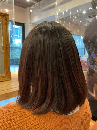 ミディアム 韓国風カット/ 髪質改善 黒崎のヘアスタイル