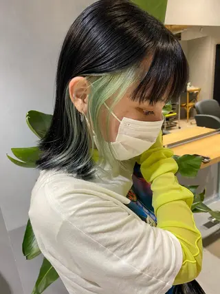 ショート ハイトーン/メンズ/ ボブ RINのヘアスタイル