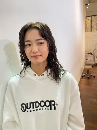 ミディアム パーマ メイクス表参道所属・ショート/ボブ 矢野湧也のヘアスタイル