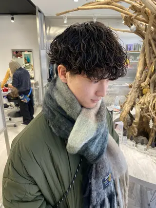 パーマ メンズ Shiori・:* 💫のネイルデザイン