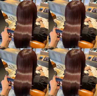 ロング カラー 髪質改善 /美髪矯正🫧ゆたかのヘアスタイル