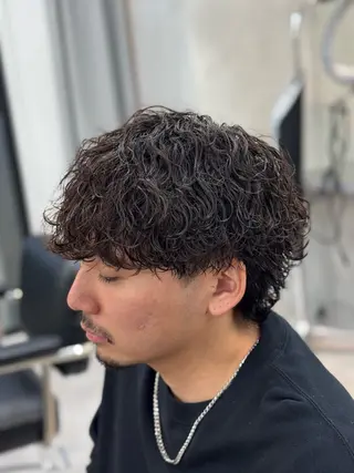 パーマ メンズ 大宮メンズ特化/パー マ職人/小川藍人のヘアスタイル