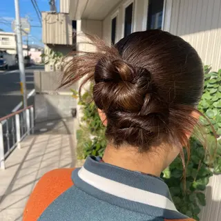 セミロング ヘアアレンジ Hair Lex Alii所属・大谷 若葉のヘアスタイル