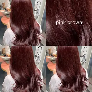 セミロング カラー blink所属・暖色/ブラウン/ 透明感/ゆうかのヘアスタイル