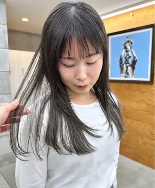 ロング カラー 榛地 渉馬のヘアスタイル