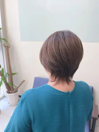 ショート カラー mateca・hair所属・林 真之介のヘアスタイル