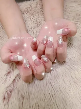 ネイル Ribbon de Tiara MAKIのネイルデザイン