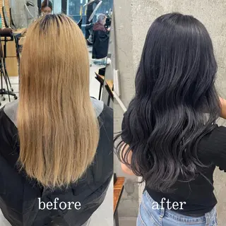 ロング カラー ♡カラー shinri♡のヘアスタイル