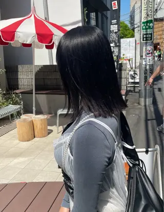 ミディアム 絶対綺麗な暖色カラー 🎯あります✨増渕✨のヘアスタイル