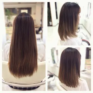 セミロング いけだ ゆうのヘアスタイル