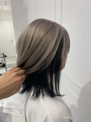 ミディアム カラー なりたいを叶える /町野 朝哉のヘアスタイル