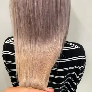 セミロング カラー 心斎橋 美髪職人　近江のヘアスタイル