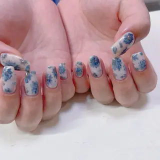 ネイル Maya 🧊🫧‪のネイルデザイン