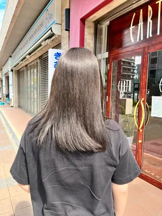 セミロング カラー 12月空きあり 上野颯太のヘアスタイル