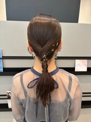 ヘアアレンジ 透明感カラー/ レイヤーkotonoのヘアスタイル