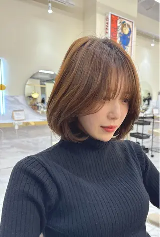 ショート 透明感艶カラー/髪質 改善/momo🎀のヘアスタイル