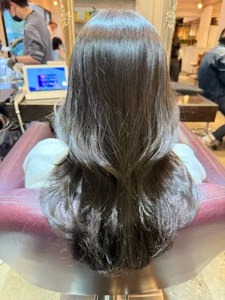 ロング 韓国ヘア/レイヤー/ 前髪/髪質改善/石川のヘアスタイル