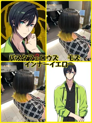 ミディアム カラー アニメオタク美容師✂ miharuのヘアスタイル