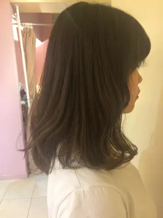 ミディアム カラー パーマ ヘアアレンジ メンズパーマの巨匠 鈴木純のヘアスタイル