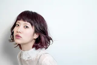 ミディアム ヘアアレンジ 森 海のヘアスタイル