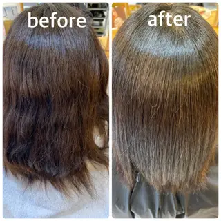 ミディアム カラー エイトウメダ 店長 稲尾友則のヘアスタイル