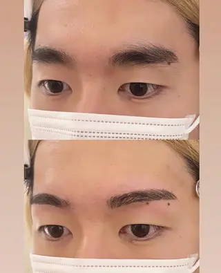 メンズ アイブロウ Reta hair所属・risa 眉毛×フェイシャルの眉毛・アイブロウイメージ