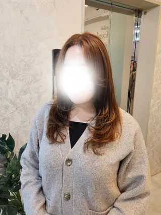 セミロング カラー ミク🇰🇷 /Agu hairのヘアスタイル