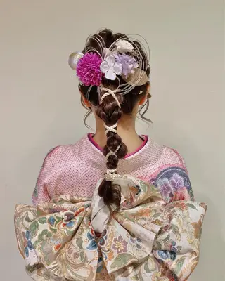 ロング ヘアアレンジ ノーブル美容室イオン高橋店所属・鈴木 純子のヘアスタイル