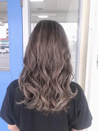 セミロング カラー Cecil hair 沖縄小禄２号店所属・RYO ☆のヘアスタイル