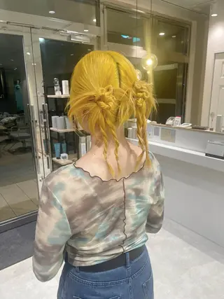 ヘアアレンジ * 透明感カラー c h i h o *のヘアスタイル