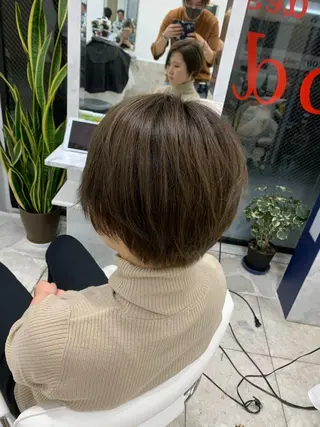 ショート パーマ 相武台ショート特化 💐川崎希💐のヘアスタイル