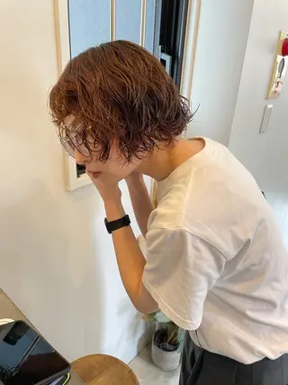 ショート カラー パーマ ボブ／パーマ指名 No. 1🍃れんとのヘアスタイル