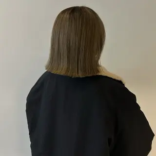 ショート nonoka オリーブ/グレージュのヘアスタイル