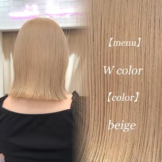 ミディアム ハイトーン特化🤍/ ハルナのヘアスタイル