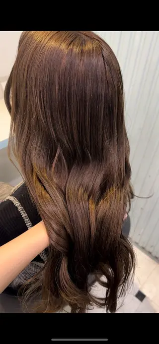 ロング カラー ♥️暖色モテカラ ー♥️由夏のヘアスタイル