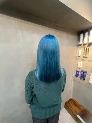 ロング カラー TNB TOKYO所属・Insta 指名 No.1KURUMIのヘアスタイル