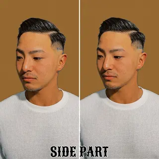 ショート カラー パーマ メンズ &CREW スタッフのヘアスタイル