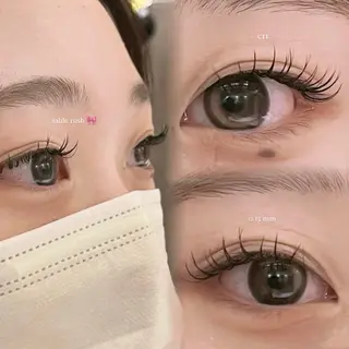 マツエク・マツパ hair make brand new~eve~生駒店所属・mayu ☆。.:＊・゜のマツエク・マツパデザイン