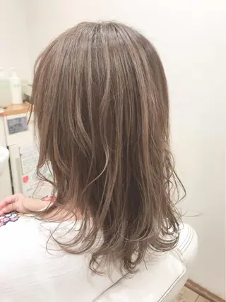 ロング カラー ヘアアレンジ アザマ　ヤスカツ _rosso 川口のヘアスタイル