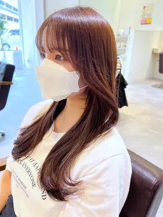ロング カラー 韓国ヘア×髪質改善 /yoshikaのヘアスタイル