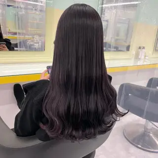 ロング miku/ラベンダー 透明感カラー🪻❤︎のヘアスタイル